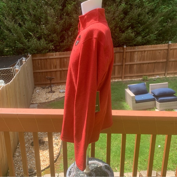 Killik Men's Essential 1/4 Zip Long Sleeve Casual Shirt | Size Large | Red NEW!! - Picture 5 of 9